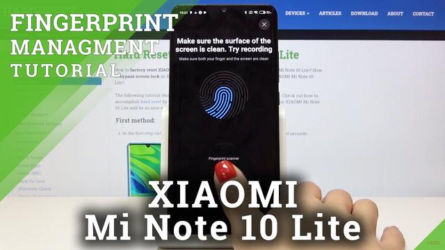 Guía Completa Cómo Añadir Huella Dactilar En Xiaomi Mi Note 10 Lite 4192