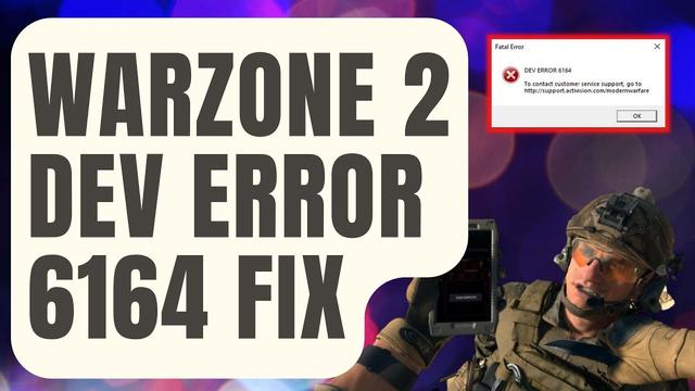 How To Fix Call Of Duty Warzone Dev Error 6164 NEW in 2023 - A ...