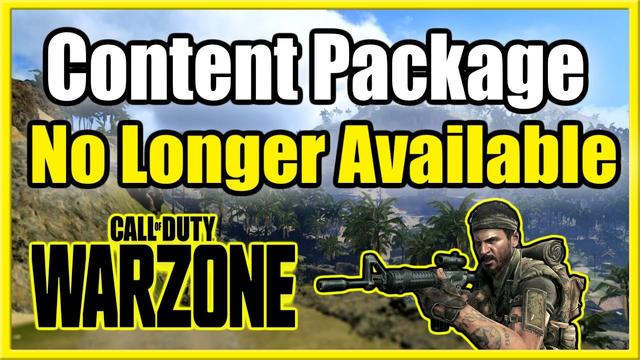 Warzone Inhaltspaket Steht Nicht Mehr Zur Verfügung Ps4