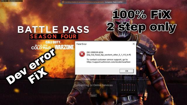 Step-by-Step Guide: How to Resolve Call of Duty Warzone Dev Error 6036 ...